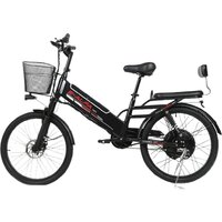 Электровелосипед SameBike Е-Alfa New SB-E-ALFA500-48/13 (черный) - Превью изображения №2 — Интернет-магазин 55texno.by