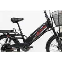 Электровелосипед SameBike Е-Alfa New SB-E-ALFA500-48/13 (черный) - Превью изображения №7 — Интернет-магазин 55texno.by