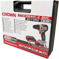 Дрель-шуруповерт Crown CT21128HMX-2 BMC (с 2-мя АКБ, кейс) - Превью изображения №9 — Интернет-магазин 55texno.by