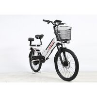 Электровелосипед SameBike Е-Alfa New SB-E-ALFA350-36/10 (белый) - Превью изображения №3 — Интернет-магазин 55texno.by