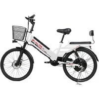 Электровелосипед SameBike Е-Alfa New SB-E-ALFA350-36/10 (белый) - Превью изображения №2 — Интернет-магазин 55texno.by