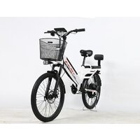 Электровелосипед SameBike Е-Alfa New SB-E-ALFA350-36/10 (белый) - Превью изображения №4 — Интернет-магазин 55texno.by