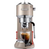 Рожковая кофеварка DeLonghi Dedica Arte EC885.BG - Превью изображения №3 — Интернет-магазин 55texno.by