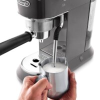 Рожковая кофеварка DeLonghi Dedica Arte EC885.GY - Превью изображения №3 — Интернет-магазин 55texno.by
