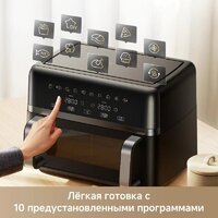 Аэрогриль (аэрофритюрница) Trouver FD20s Pro Black (черный) - Превью изображения №7 — Интернет-магазин 55texno.by