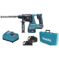 Перфоратор Makita DHR242RFE (с 2-мя АКБ, кейс) - Превью изображения №3 — Интернет-магазин 55texno.by