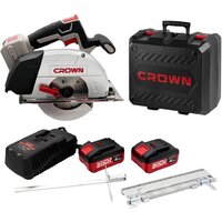 Дисковая (циркулярная) пила Crown CT25040-150HX-4 BMC (с 2-мя АКБ, кейс) - Превью изображения №15 — Интернет-магазин 55texno.by