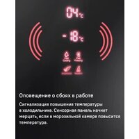 Холодильник MAUNFELD MFF200NFSBE - Превью изображения №22 — Интернет-магазин 55texno.by