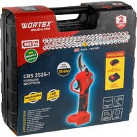 Секатор Wortex CBS 2535-1 1329489 (с 1-им АКБ, кейс) - Превью изображения №9 — Интернет-магазин 55texno.by