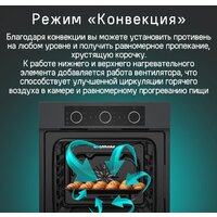 Электрический духовой шкаф MAUNFELD AEOF6060B2 - Превью изображения №19 — Интернет-магазин 55texno.by