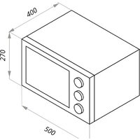 Мини-печь MAUNFELD CEMOB.363.W - Превью изображения №8 — Интернет-магазин 55texno.by