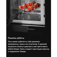 Микроволновая печь MAUNFELD MBMO820MGB203 - Превью изображения №11 — Интернет-магазин 55texno.by