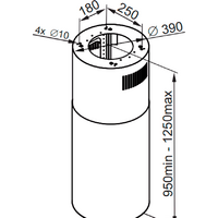 Кухонная вытяжка MAUNFELD Lee Isla sensor 39 (нержавеющая сталь) - Превью изображения №2 — Интернет-магазин 55texno.by
