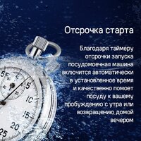 Встраиваемая посудомоечная машина MAUNFELD MLP-08I Light Beam - Превью изображения №17 — Интернет-магазин 55texno.by
