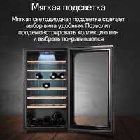 Винный шкаф MAUNFELD MFWC-85SCH34 - Превью изображения №10 — Интернет-магазин 55texno.by