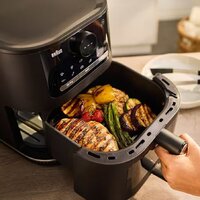 Аэрогриль (аэрофритюрница) Braun MultiFry 5 Air Fryer 3-i-n1 HF5075IBK - Превью изображения №7 — Интернет-магазин 55texno.by