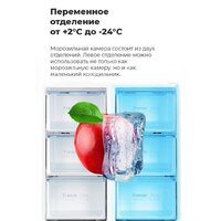 Четырёхдверный холодильник MAUNFELD MFF181NFW - Превью изображения №22 — Интернет-магазин 55texno.by