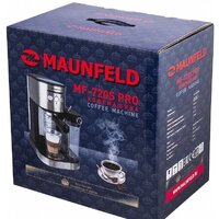Рожковая кофеварка MAUNFELD MF-720S Pro - Превью изображения №11 — Интернет-магазин 55texno.by