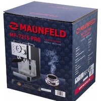 Рожковая кофеварка MAUNFELD MF-721S Pro - Превью изображения №9 — Интернет-магазин 55texno.by