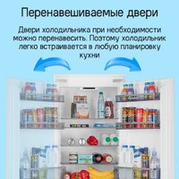 Холодильник MAUNFELD MBF177SWGR Inverter - Превью изображения №21 — Интернет-магазин 55texno.by
