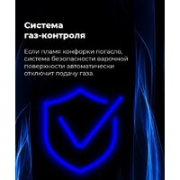 Варочная панель MAUNFELD EGHS.64.3ES/G - Превью изображения №27 — Интернет-магазин 55texno.by