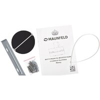 Кухонная вытяжка MAUNFELD Mersey 60 (нержавеющая сталь/черное стекло) - Превью изображения №15 — Интернет-магазин 55texno.by