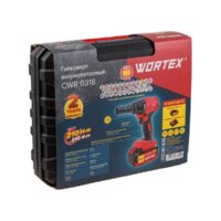 Гайковерт Wortex CWR 0318 0329229 (с 1-м АКБ, кейс, оснастка) - Превью изображения №6 — Интернет-магазин 55texno.by