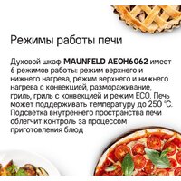 Электрический духовой шкаф MAUNFELD AEOH6062G1 - Превью изображения №16 — Интернет-магазин 55texno.by